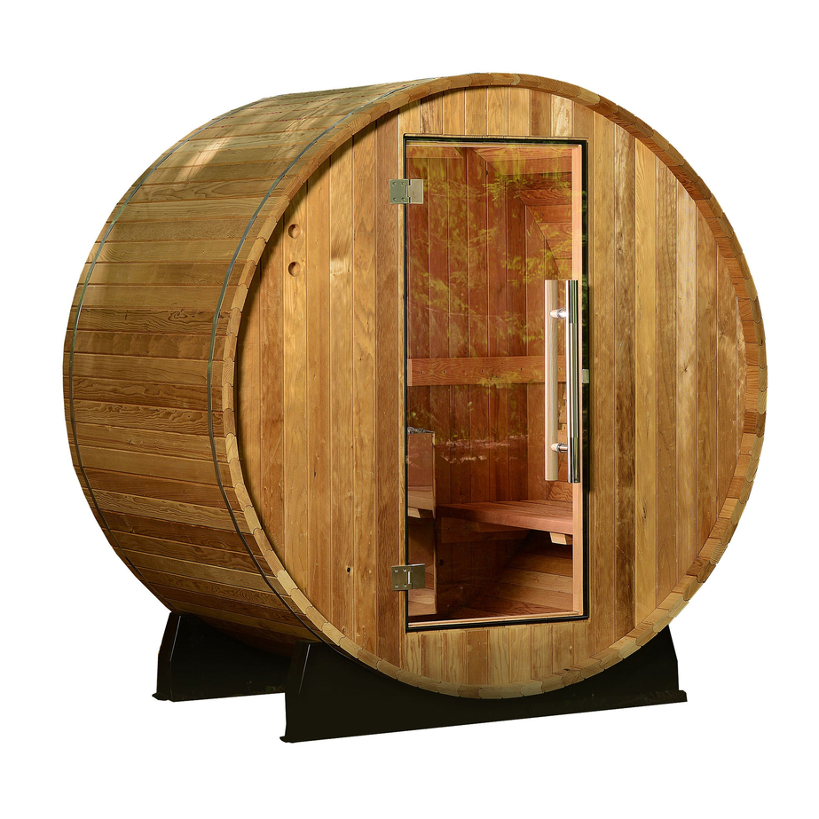 Almost Heaven Salem 2-Person Barrel Sauna image 2