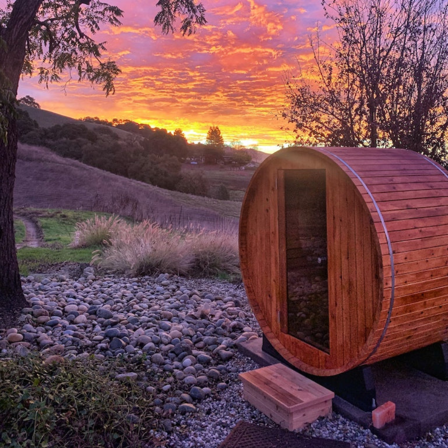 Almost Heaven Salem 2-Person Barrel Sauna image 3