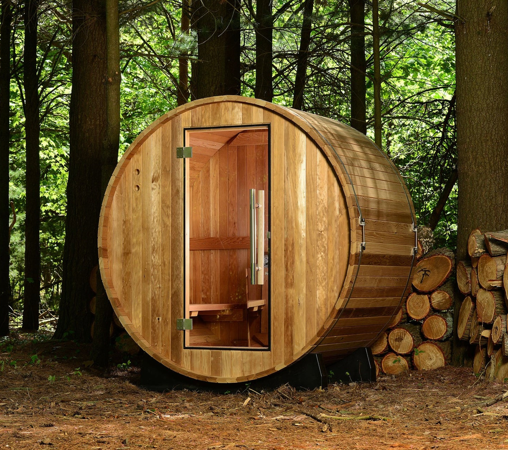 Almost Heaven Salem 2-Person Barrel Sauna image 5