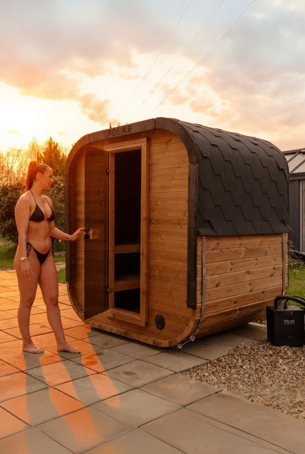 Polar Recovery Sauna Cube (Large, 3–5 Person Outdoor Sauna)